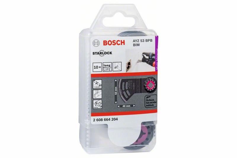 Полотно Bosch Starlock Dual-Tec AYZ 53 BPB 53x40 мм, 10 шт. (2608664204)