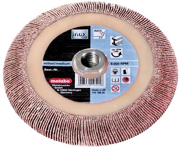 Ламельне шліфувальне коло Metabo Flexiamant Super 125x8 мм, 5/8", P60 (626487000)