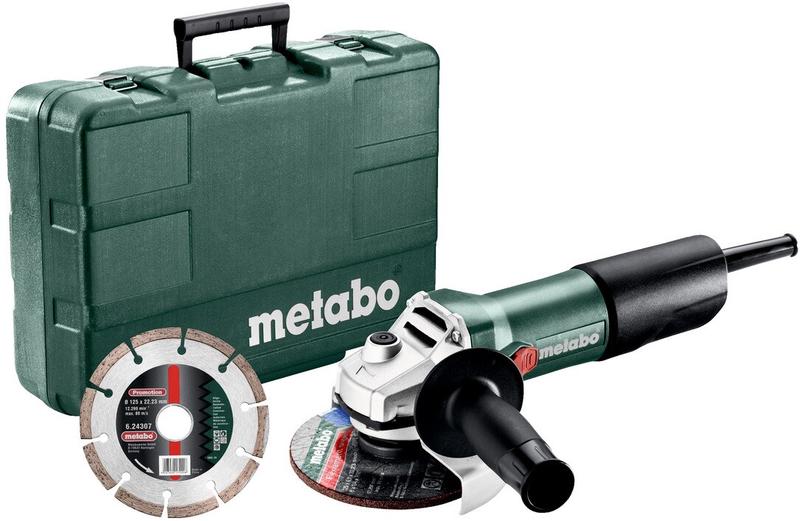 Болгарка КШМ Metabo W 850-125 Set (603608510)