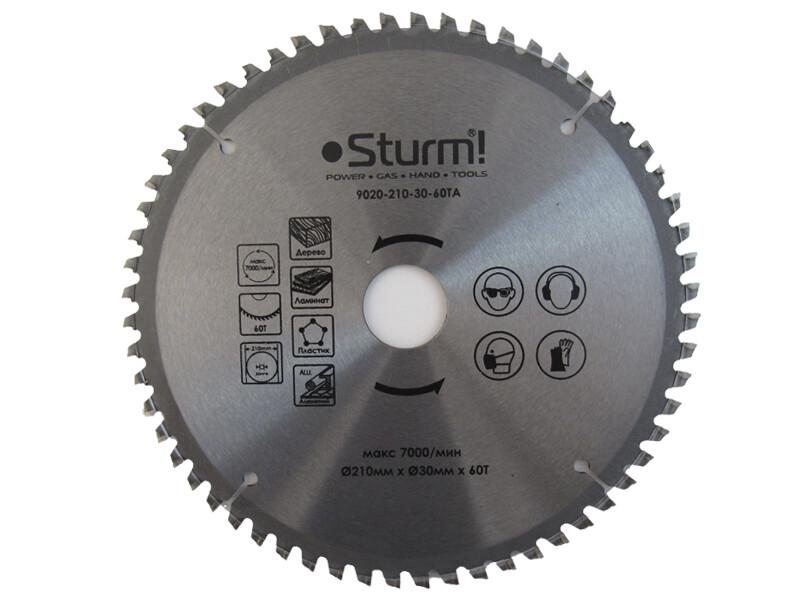 Диск пильний Sturm 9020-210-30-60TA