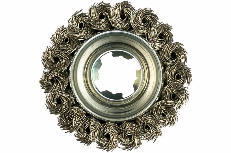 Щітка чашкова Bosch X-LOCK INOX 75 мм, 0.5 мм (2608620729)