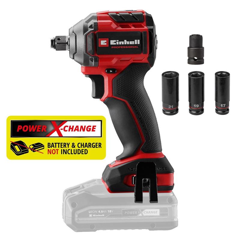 Гайкокрут ударний акумуляторний Einhell Professional TP-CW 18/260-C Li BL - Solo (4510090)