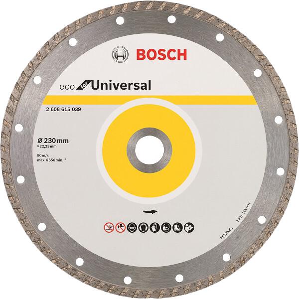 Алмазний диск Bosch ECO Universal Turbo 230-22,23 (2608615039)