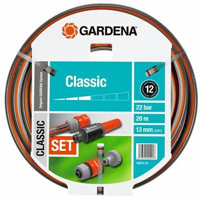 Шланг Gardena Classic (1/2 ") 20 м + комплект (18004-20.000.00)