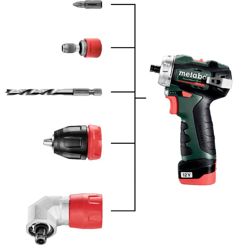 Акумуляторний безщітковий дриль-шурупокрут Metabo PowerMaxx BS BL Q (601749500)