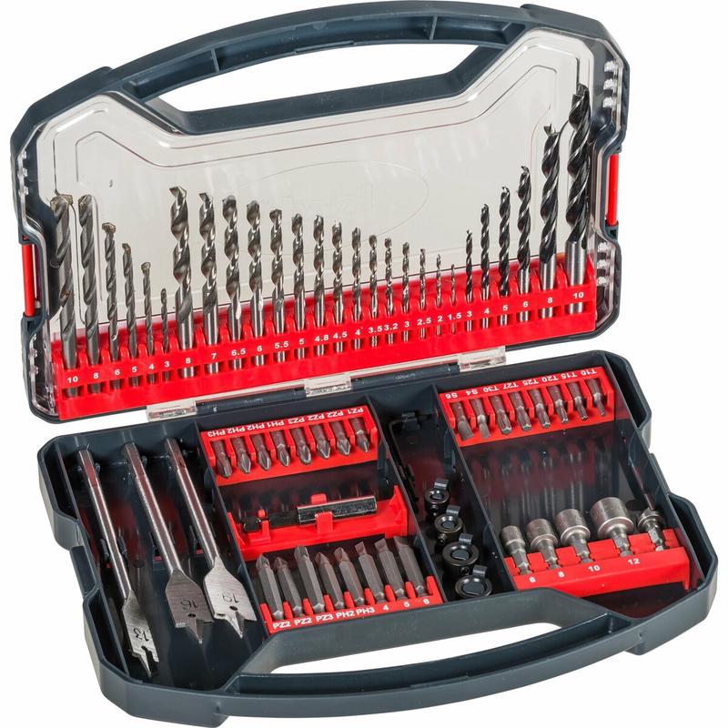 Набір біт і свердл KWB Promobox Standard 62 (109106)