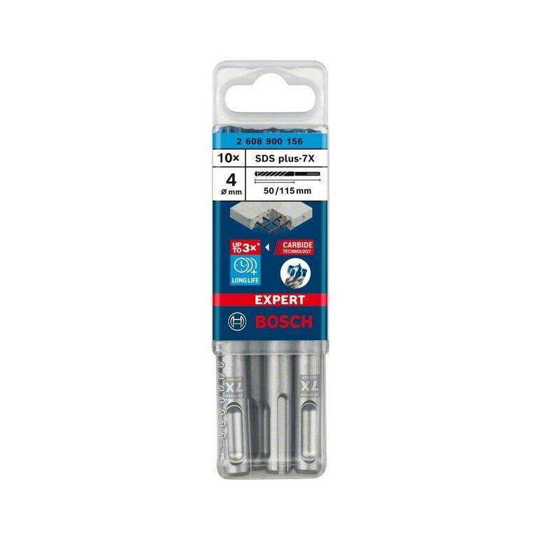 Бур Bosch EXPERT SDS-Plus-7X, 4x50x115 мм, 10 шт. (2608900156)