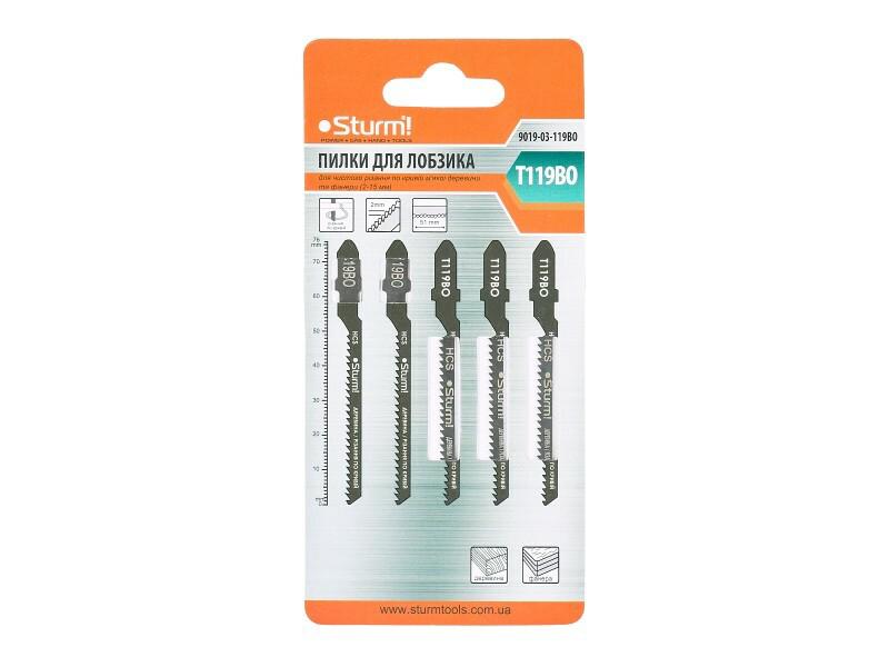 Пилки для лобзика Sturm 9019-03-119BO
