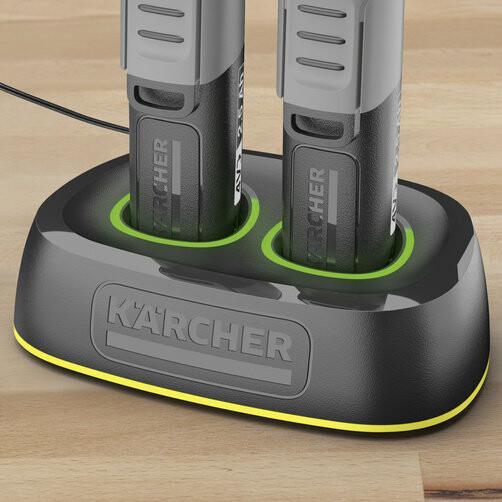 Швидкозарядний пристрій Karcher Battery Power Duo 4 В (2.443-060.0)