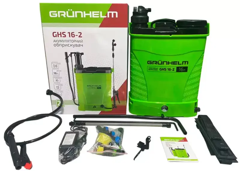 Акумуляторний обприскувач Grunhelm GHS-16-2 (133072)