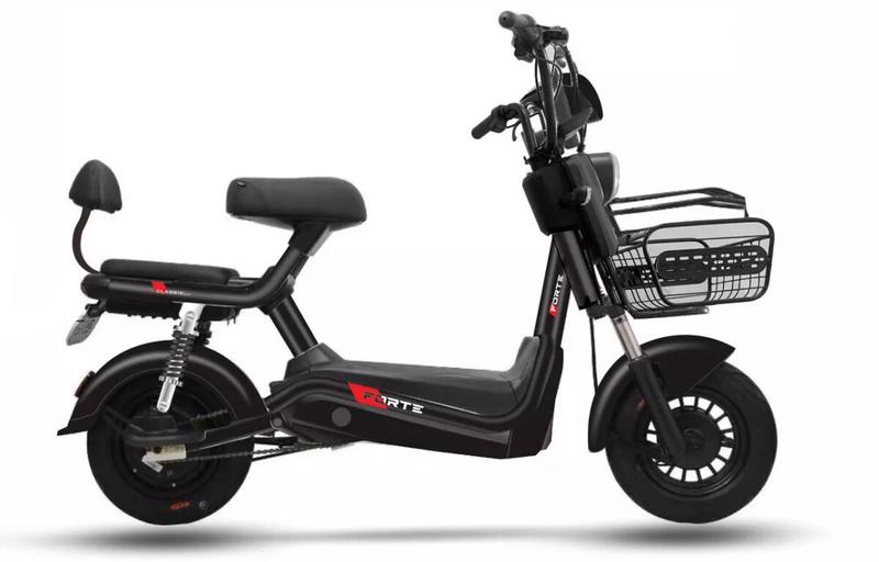 Велоскутер акумуляторний FORTE WN500, чорний (124061)