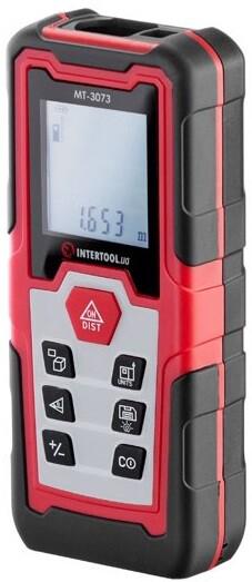 Далекомір лазерний Intertool 30 м відкидна ніжка (MT-3073)