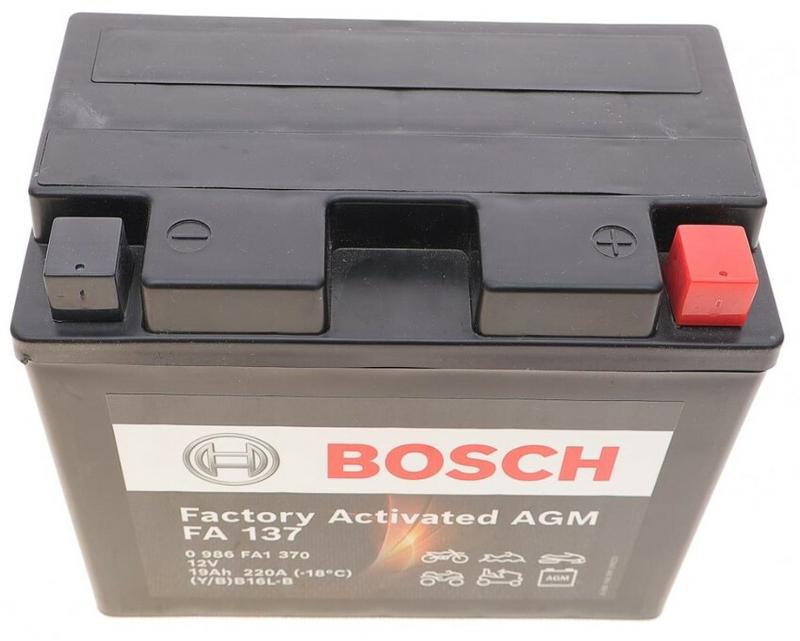 Мото акумулятор Bosch 6СТ-19 Аз (0 986 FA1 380)