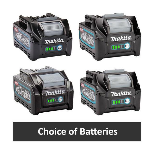 Акумуляторний кущоріз Makita XGT 40 V Max, 600 мм, акумулятор 2.5Аг 2шт, зарядний пристрій (UH004GD201)