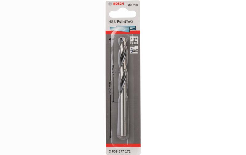 Свердло Bosch 1 HSS PointTeQ 8 мм (2608577171)
