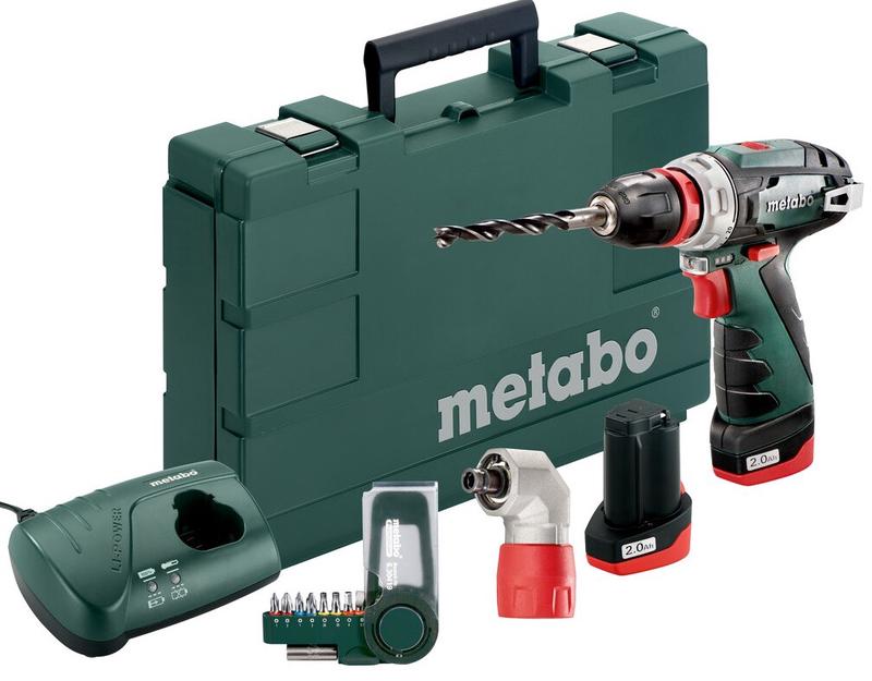 Акумуляторний шурупокрут Metabo PowerMaxx BS Quick Set (600156910)