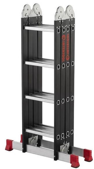 Сходи багатофункціональна Intertool 4х4 ступени (LT-0024)