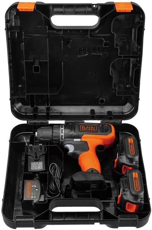 Дриль-шурупокрут акумуляторний BLACK DECKER BCD7122CK