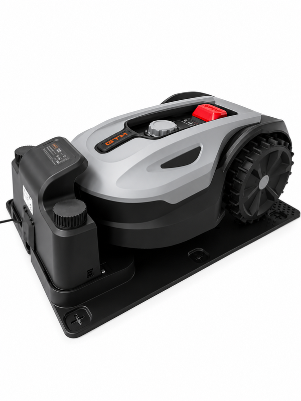 Газонокосарка-робот GTM RLM600/18W 600 кв.м із зарядною станцією та комплектом для встановлення (RLM600/18W) 84173