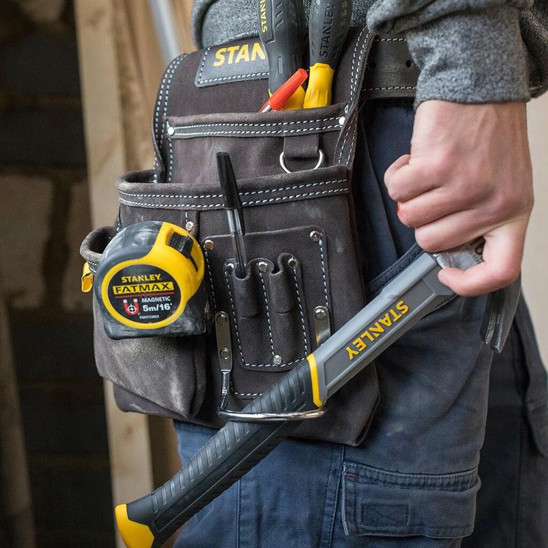 Сумка для інструменту Stanley STST1-80114, поясна з тримачем для молотка, 280х90х250 мм