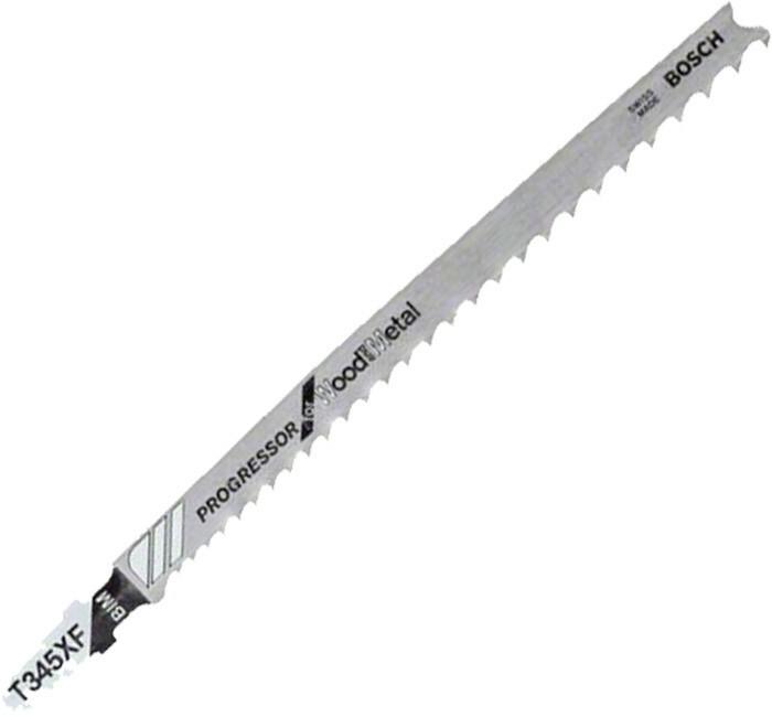 Пилки для лобзика Bosch T 345 XF Progressor for Wood and Metal BIM (2608634486) 100 шт