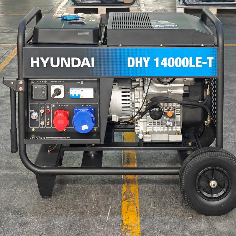 Дизельний генератор Hyundai DHY 14000LE-T