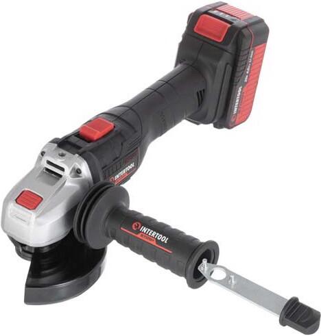Акумуляторна кутова шліфмашина INTERTOOL WT-0366
