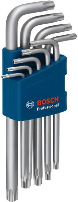 Набір шестигранних ключів Bosch Professional Torx 9 шт. (1600A01TH4)