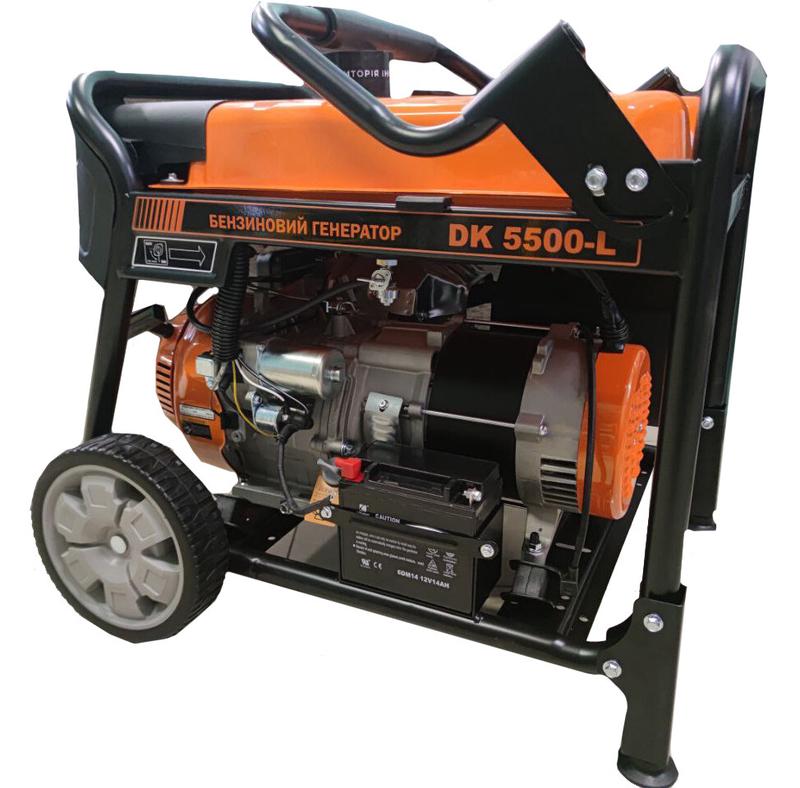 Бензиновий генератор GTM DK5500-L (34042)