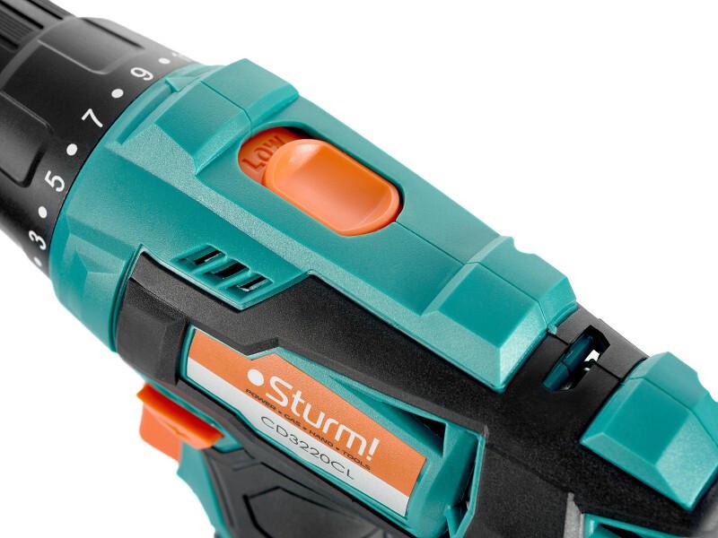 Акумуляторна дриль Sturm CD3220CL без АКБ і ЗУ