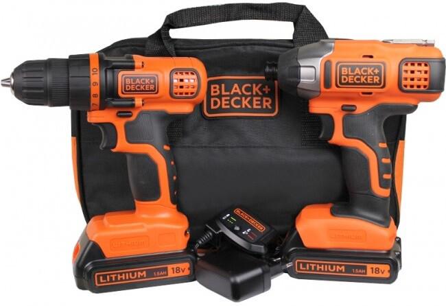 Акумуляторна дриль-шурупокрут Black   Decker BDCDDIM18B-QW