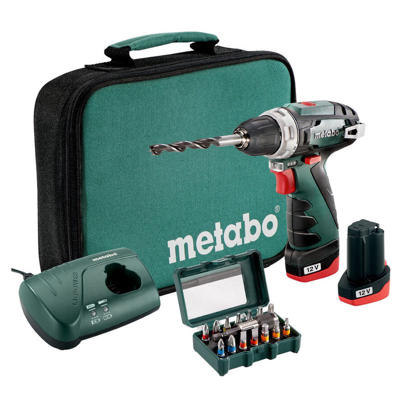 Шурупокрут Metabo PowerMaxx BS Set (600079510)