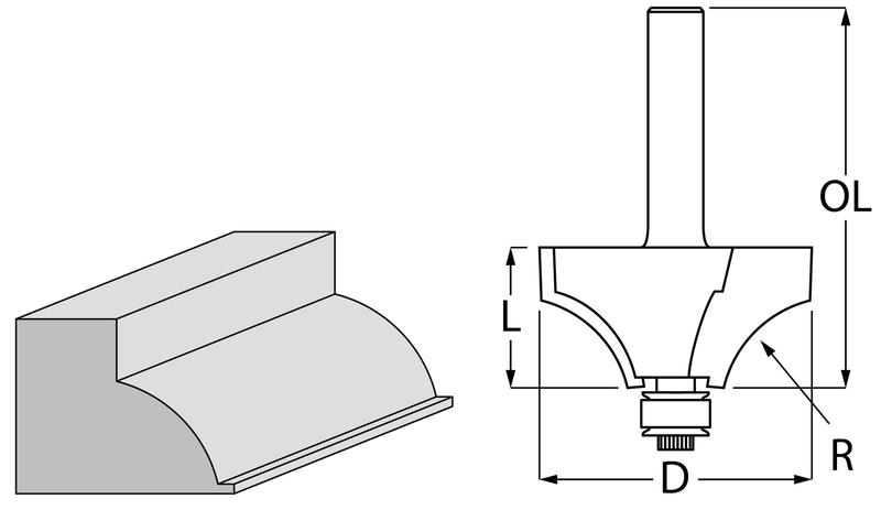 Фреза фігурна Makita D-48446