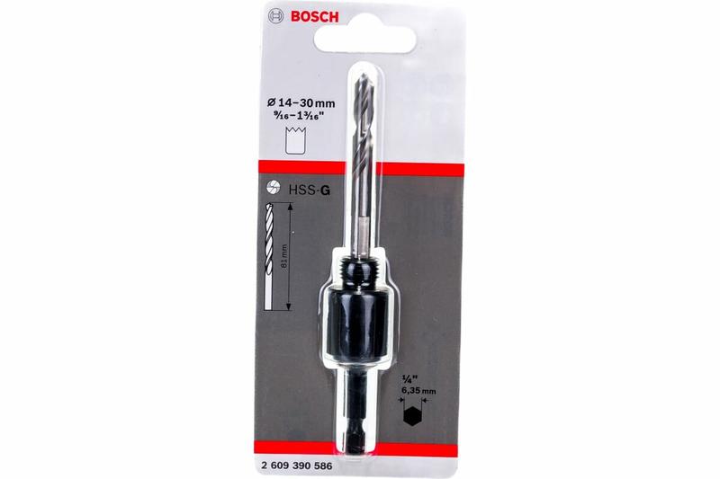 Перехідник для коронки 1/4" Bosch 14-30 мм (2609390586)
