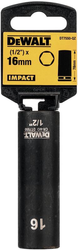 Головка торцева ударна DeWALT "IMPACT", 1/2 "х16 мм (DT7550)