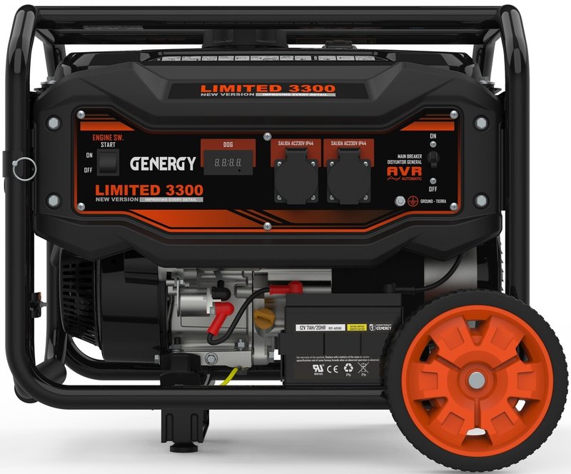 Бензиновий генератор GENERGY LIMITED 3300