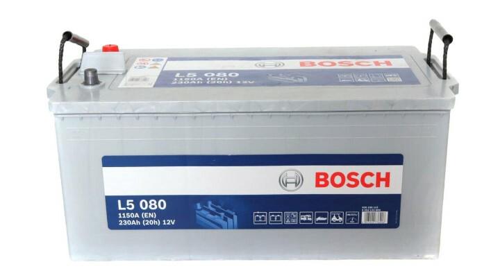 Акумулятор Bosch L5 080, 230Ah/1150A (0 092 L50 800)