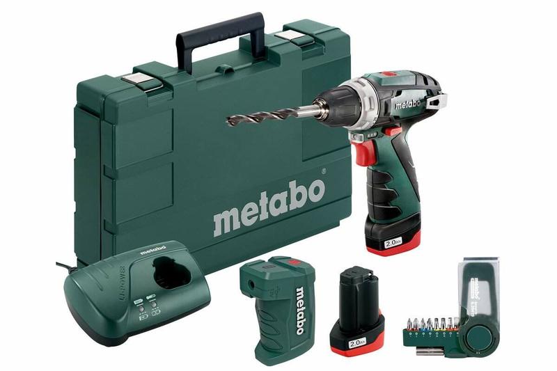 Акумуляторний шурупокрут Metabo PowerMaxx BS Basic + PA + BitBox (600080910)