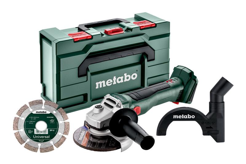 Акумуляторна болгарка Metabo Set W 18 L BL 9-125 (691225000) без АКБ та ЗП