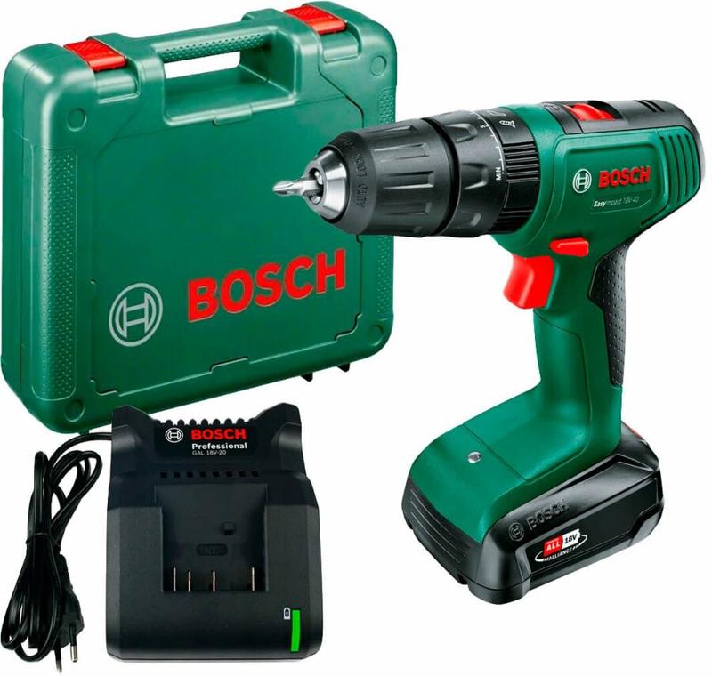 Шурупокрут Bosch EasyImpact 18V-40 Li-Ion (06039D8104)