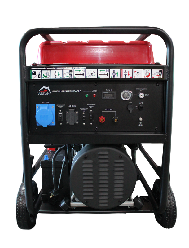 Генератор бензиновий 12 кВт Vulkan SC15000-III 34220