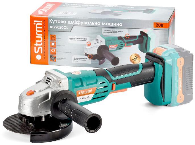 Акумуляторна углошлифовальная машина Sturm AG9020CL