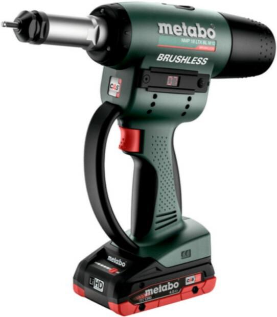 Акумуляторний заклепувальний пістолет для різьбових заклепок Metabo NMP 18 LTX BL M10 (601788800)