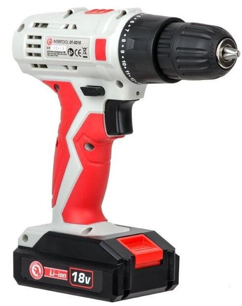 Шурупокрут акумуляторний INTERTOOL DT-0315