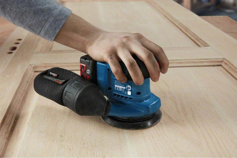 Акумуляторна ексцентрикова шліфувальна машина Bosch GEX 185-LI (06013A5021)