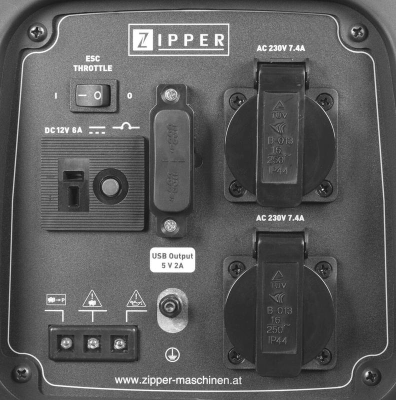 Інверторний генератор Zipper ZI-STE2000IV