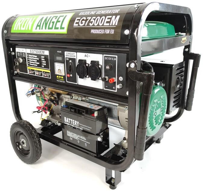 Бензиновий генератор Iron Angel EG 7500 EM