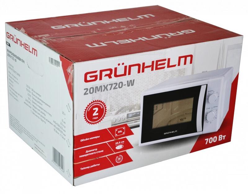 Мікрохвильова піч Grunhelm 20MX720-W