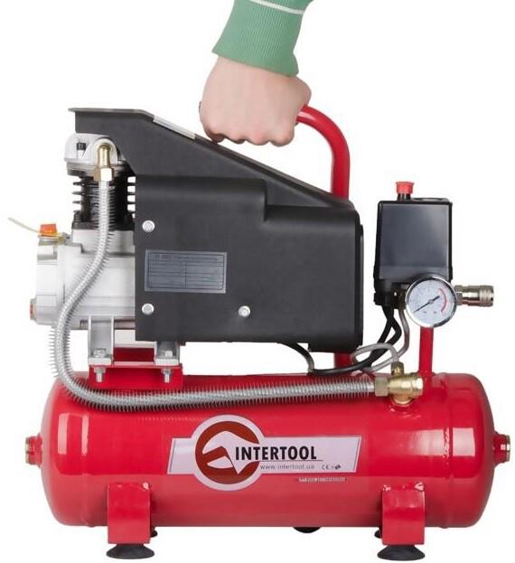 Компресор Intertool 9 л, 0.75 кВт (PT-0002)