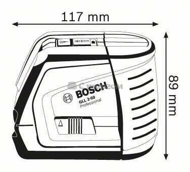 Лінійні лазери (будівник площин) Bosch GLL 2-50 + BM1 + LR2 в L-Boxx (0601063109)